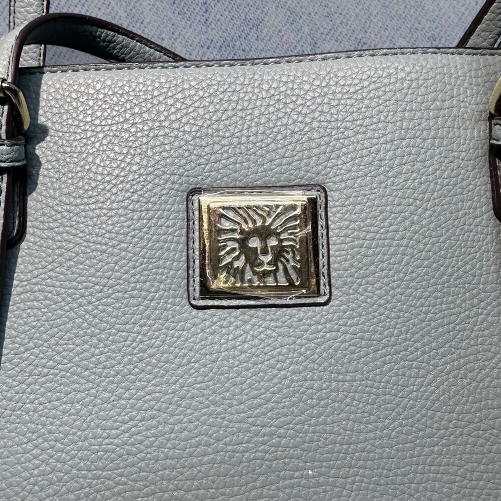 NWT Anne Klein Perfect Medium Tote Handbag - Aqua - Picture 3 of 7